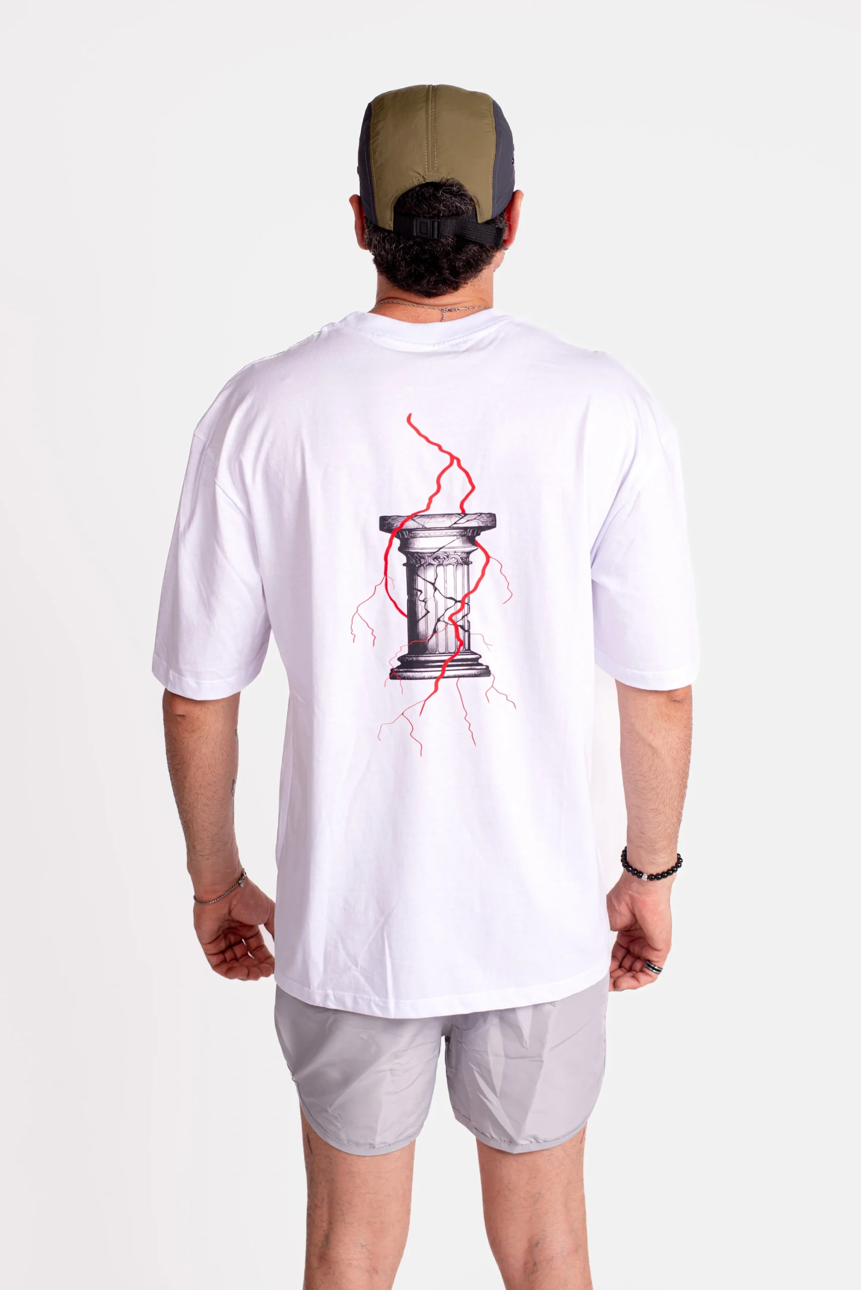 T-Shirt Oversized Ruínas Elétricas – Hotter x Cadink Tattoo