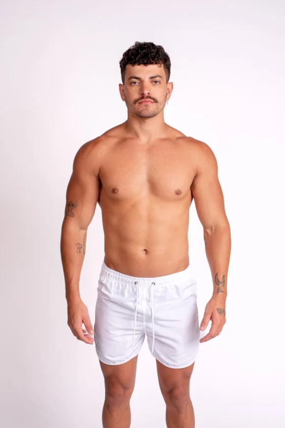 Short de Praia - Branco